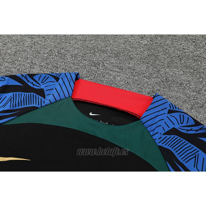 Chandal del Portugal Manga Corta 2022-2023 Negro - Pantalon Corto